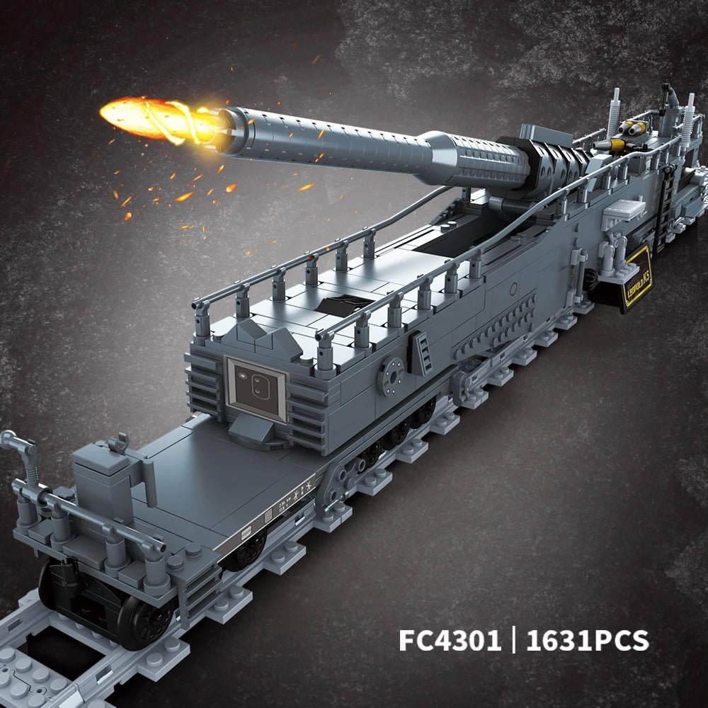 K5 Leopold Military Train Building Block Set - 1631 pieces - silverfoxgoods